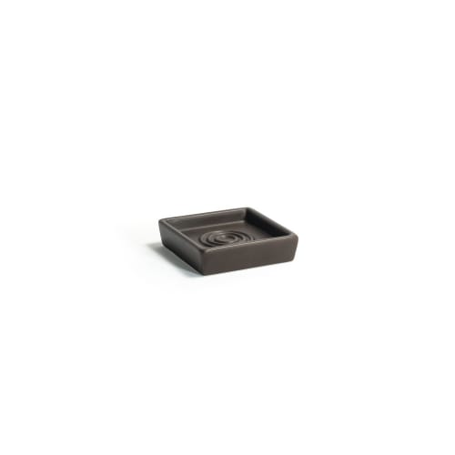 Morocco Square Soap Dish, Chocolate